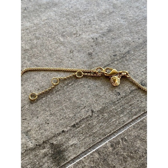 J. Crew Necklace Tussle Gold Tone Chain 30”+2” - Picture 8 of 11